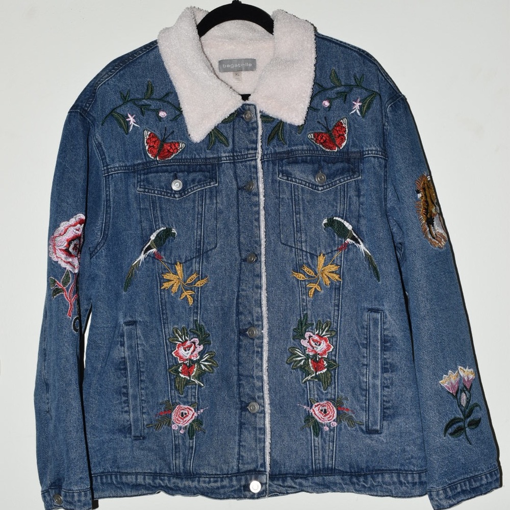 Bagatelle Embroidered Denim Jacket